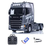 TOUCAN RC HOBBY Huina 1:18 Plastic 6X4 Remote Control Tractor Truck 770S 1501 RWD RC Lorry Vehicle Light Sound RTR Model s for Adults Hobby Model
