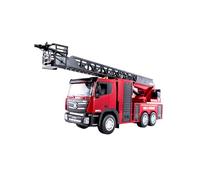 TOUCAN RC HOBBY HUINA 1361 1/18 RC Aerial Ladder Fire Truck 9CH Remote Control Spray Car Model