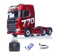 TOUCAN RC HOBBY Huina 770S 1/18 RC Tractor Semi Truck Models Plastic Finished RTR 7.4V with Battery Radio 19CH Light Sound Effects Remote Control Lorry Car