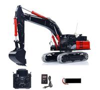 TOUCAN RC HOBBY Lesu 1/14 Remote Control Hydraulic Excavator Aoue ZX490 RTR CNC Metal RC Excavator Car 6CH Valve Light Sound Paladin PL18EV Lite Outdoor