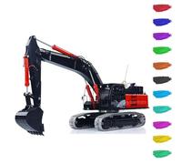 TOUCAN RC HOBBY Lesu Aoue ZX490 1/14 Remote Control Hydraulic Excavator Kit CNC Metal RC Excavator Car 6CH Valve Light Brushless Pump Motor Model Outdoor