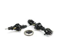 TOUCAN RC HOBBY LESU Metal Front Rear Axles Differential Lock RC 1/14 for Tamiya RC 4X4 Truck