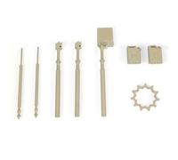 TOUCAN RC HOBBY Metal Decorative Parts Fuel Water Tanks for 1/16 RC Tank M1A2 Abrams 3918 Model for Adult, US in Stock