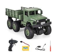 TOUCAN RC HOBBY Plastic 1/18 Q69 Radio Controlled Military Truck 6x6 Electric RC Model Car, 0.5kg Load Capacity, Slope, Multi Terrian, Special Gifts