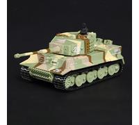 TOUCAN RC HOBBY RC Assembled Tank 1/72 German Tiger RTR Mini Tank Turret Turn 360°Gift for Kid