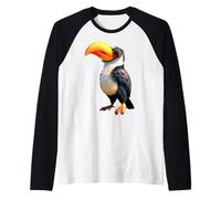 Toucan Sunglasses Rainforest South America Giant Toco Toucan Raglan Baseball Tee