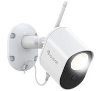 TOUCAN TSLC10WU-ML Full HD 1080p WiFi Security Light Camera, White
