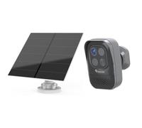 TOUCAN Wireless Security Camera PRO with Solar Panel - 1080p Indoor & Outdoor CCTV Camera, Radar Motion Detection, 2-Way Audio, XL Battery, 5W Solar Charging, No Subscription