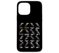 Toucans & Hornbills - Tropical Bird Species Chart Case for iPhone 13 Pro Max