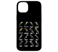 Toucans & Hornbills - Tropical Bird Species Chart Case for iPhone 14 Plus