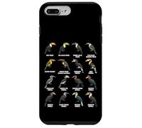 Toucans & Hornbills - Tropical Bird Species Chart Case for iPhone 7 Plus/8 Plus