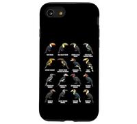 Toucans & Hornbills - Tropical Bird Species Chart Case for iPhone SE (2020) / 7/8