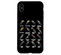 Toucans & Hornbills - Tropical Bird Species Chart Case for iPhone XS Max