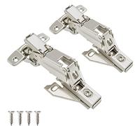 Touch 165 Degree Face Frame Full Overlay Clip-on Lazy Susan Cabinet Hinge Self Close (Not Soft Close) Concealed Kitchen Cabinet Door Hinges, TCH-14102, 1 Pair (2 Pcs)