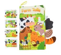 Touch and Feel Babies Books,Tails Babies Book Cute Sensory Babies Books - Unique Toddler Interactive Books Early Education Toys for Home School