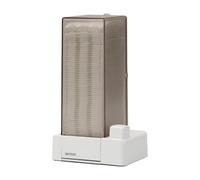 Touch Control Cosmetic Cotton Holder Box Wall Mounted Dispenser with Sticker Space Saving Storage Box Wall Motor Make Up Organiser