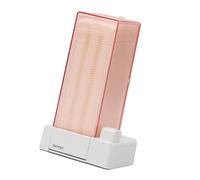 Touch Control Cosmetic Cotton Holder Box Wall Mounted Dispenser with Sticker Space Saving Storage Box Wall Motor Make Up Organiser