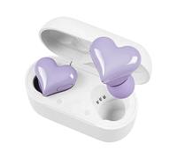 Touch Control Earphones - Heart-Shaped Wireless Stereo, Noise Canceling Waterproof Earbuds, 8H Battery Life | Usage Supporting Fitness Running Travel Gym Walking Women Girls Teens Adults Listening