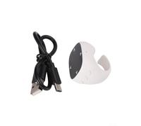 Touch Control Scrolling Ring Remote for Video Production Convenient Mute Feature, Ideal for Content Creators (White)