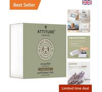 ATTITUDE Air Purifier with Activated Carbon Filter, Plant- and Mineral-Based In