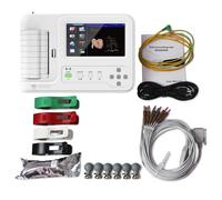 Touch Digital 6 Channel 12 Lead ECG Electrocardiograph USB PC Software CE