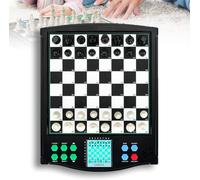 Touch Electronic Chess Set, Electronic Chess Board Game, with Clear Display, Auto Game Storage, Easy to Adsorb, for Single or Two-Player Matches, Ideal Adult Gift