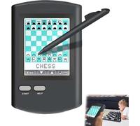 Touch Electronic Chess Set, Mini Portable Ai Chess Game with Led Display Ai Opponent, 220+ Master Games Learning Modes, Ideal Travel Gift for Adults & Kids