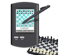 Touch Electronic Chess Set, Portable Ai Chess Game Set with Led Hd Touch Screen & Sensor Pen, 220+ Master Games & Learning Modes, for Adults Kids Travel