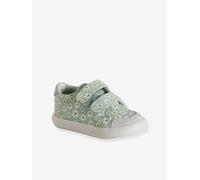 Touch-Fastening Trainers in Canvas for Baby Girls green light all over printed