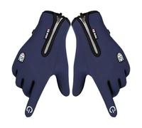 Touch Finger Gloves, Breathable Play Gloves with Anti-Sweat Zip, Touchscreen Texting Warm Gloves with Polka Dot Silica Gel Palm, Non-Slip Thermal Soft Fl