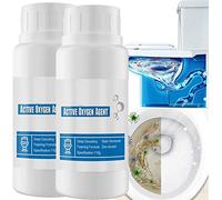 Touch Free Fizzy Foam Toilet Cleaner,Toilet Active Oxygen Agent,Splash Toilet Cleaner Foaming Powder,Powerful Pipe Dredging Agent,Cleaning Liquid For Toilet Squatting Pans (110g-2 Pcs)