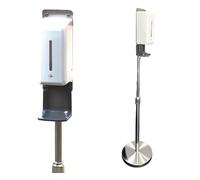 Touch-Free Hand Sanitiser Dispenser Stand | Freestanding Automatic Sanitiser Station | Portable Floor Standing Hygiene Station for Offices, Schools, Clinics, Restaurants & Reception Areas