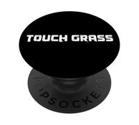 Touch Grass Saying Meme Youth Language Slang Gen Z Alpha Y2K PopSockets Adhesive PopGrip