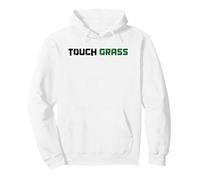 Touch Grass Saying Meme Youth Language Slang Gen Z Alpha Y2K Pullover Hoodie