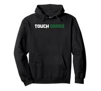 Touch Grass Saying Meme Youth Language Slang Gen Z Alpha Y2K Pullover Hoodie