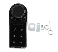 Touch Keyboard Electronic Password Combination Lock, Digital Cabinet Lock with Touch Screen Keypad, Password Memory and Anti - P unction for File Cabinet Locker Drawer in Offic (L=30mm)