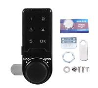 Touch Keypad Lock 30mm, Multifunctional Password Electronic Lock for Drawer Wardrobe File Box - High Sensitivity, Secure Mechanical Bolt, Ideal for Office and Home