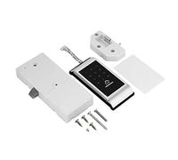 Touch Keypad Password Lock, Digital Electronic Security Cabinet Lock, Touch Keypad Coded Locker with Dual Passwords for Metal Wooden Cabinets, Hotels and Private Clubs (Silver)