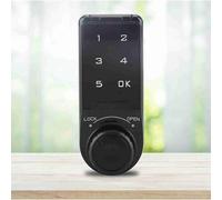 Touch Keypad Password Lock, Touch Keypad Lock, Electric Coded ABS Entry Keyless Door Digital Electronic Security Cabinet Coded Locker Battery Powered Smart Black