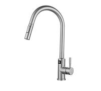 Touch Kitchen Faucet with Pull Down Sprayer, Commercial Spring Sink Faucet, Single Handle Retractable Spray Head for Kitchen Sink