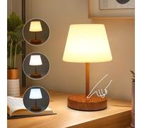 Touch Lamps Bedside,LED Table Lamp,Eye Caring Kids Bedroom Night Light with Dimmable, 3000mah Cordless Lamp USB Rechargeable Lamps,Night Light Baby for Baby Nursing Bedroom Living Room (Three Colors)