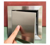 Touch Latch Access Panel 304 Stainless Steel, 25-76cm Small Pop Out Access Door for Bathroom/Garage, Wall Hole Cover Plate for Wall/Ceiling Wiring(15x22in)