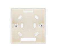 Touch Light Switch, Smart Light Switch 2pcs Thickening Junction Box Wall Mount Cassette External Mounting Uitable for 86 Standard Switch and Socket