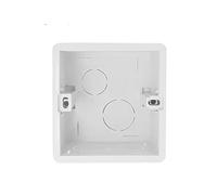 Touch Light Switch, Smart Light Switch 3pcs Mounting Lining Box for 86 * 86mm Wall Switch and Socket Wallpad Cassette Universal White Back Junction