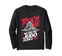 Touch Me and Your First Judo Lesson is Free Long Sleeve T-Shirt