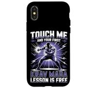 Touch Me And Your First Krav Maga Lesson Is Free Case for iPhone X/XS