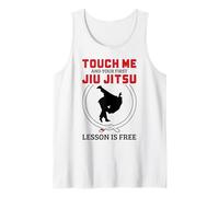 Touch Me First Lesson is Free Brazilian Jiu Jitsu BJJ Tank Top