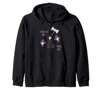 Touch Me You Die I Morgengrasse Grumpy Zip Hoodie