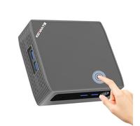 Touch Mini PC KN1 with Built-in Touchpad, Intel N4000 8GB LPDDR4 RAM, 128GB eMMC, 4K Dual Display Desktop Computer for Home Office, BT 5.0/ WiFi 5/USB 3.0