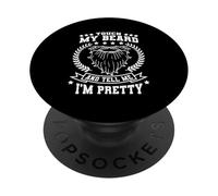 Touch My Beard And Tell Me I'm Pretty Funny Gift For Bearded PopSockets Adhesive PopGrip